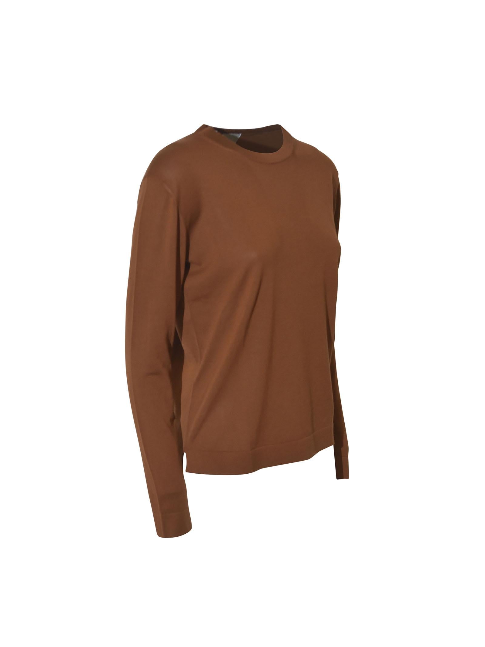 maglia girocollo m/l bordi tubolari 