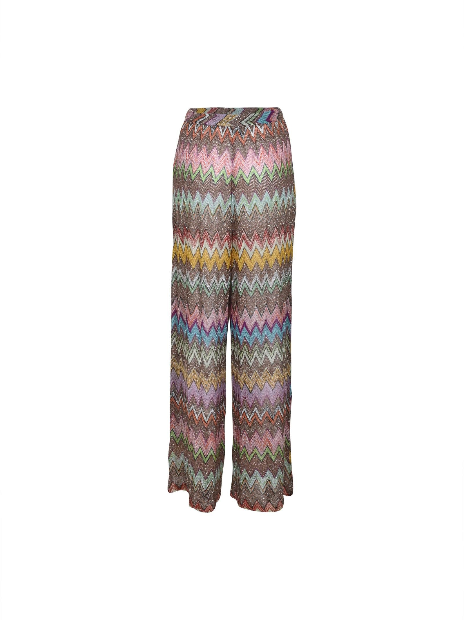 pantaloni elastico in vita gamba larga 