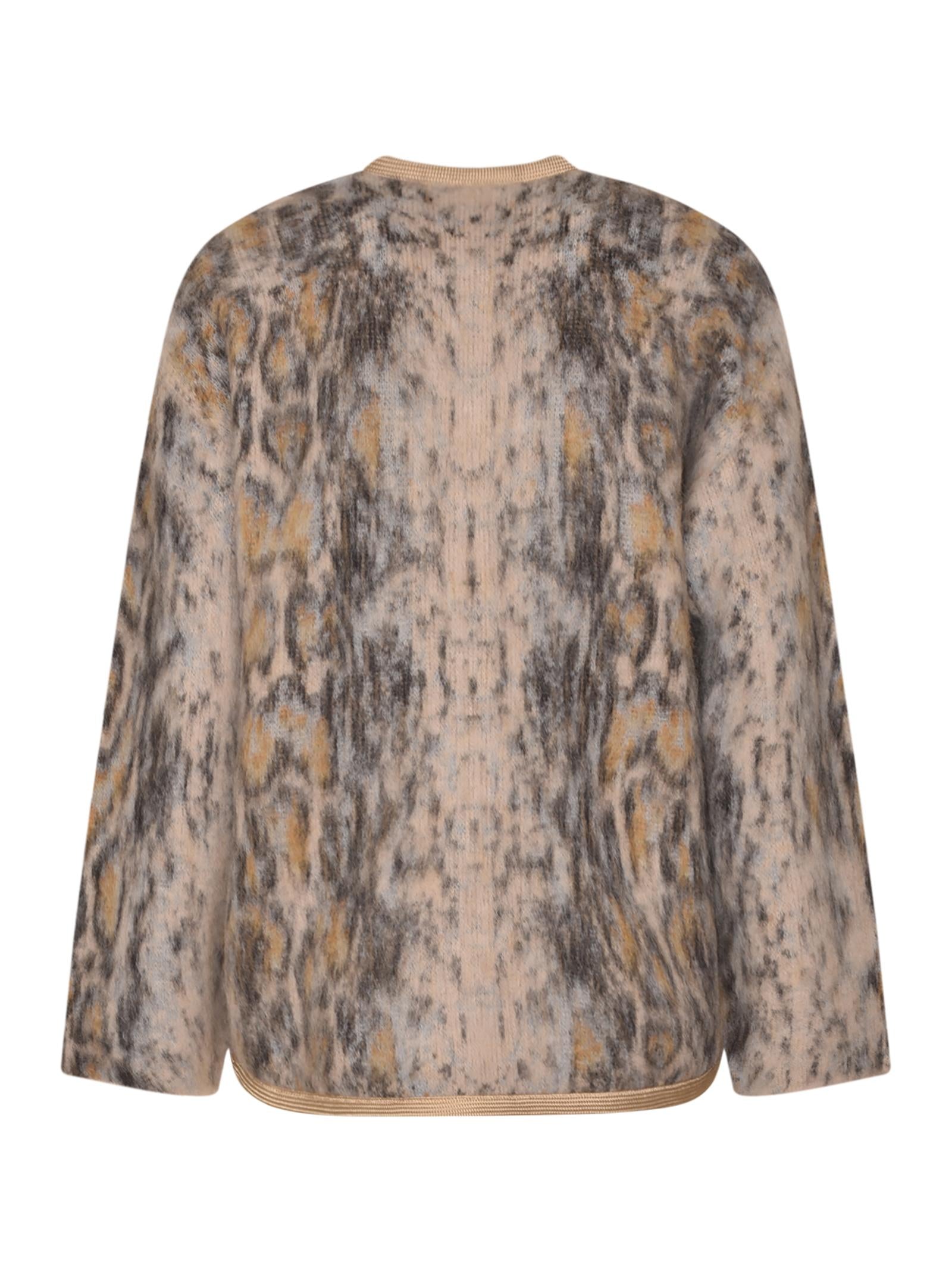 cappotto sciarpa jacquard alpaca 