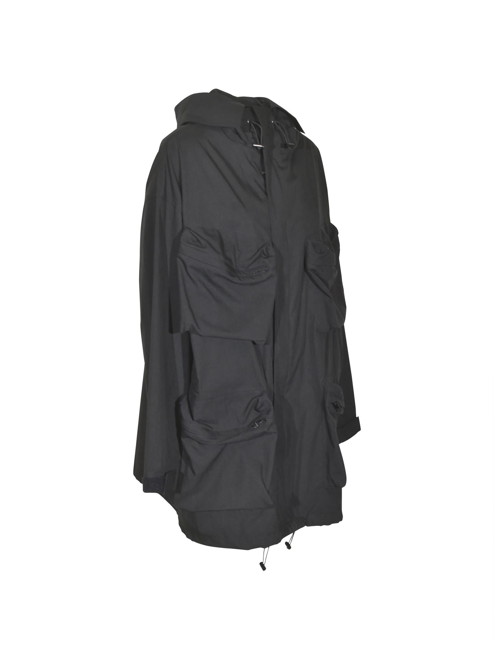 parka 4 tasche con cappuccio 