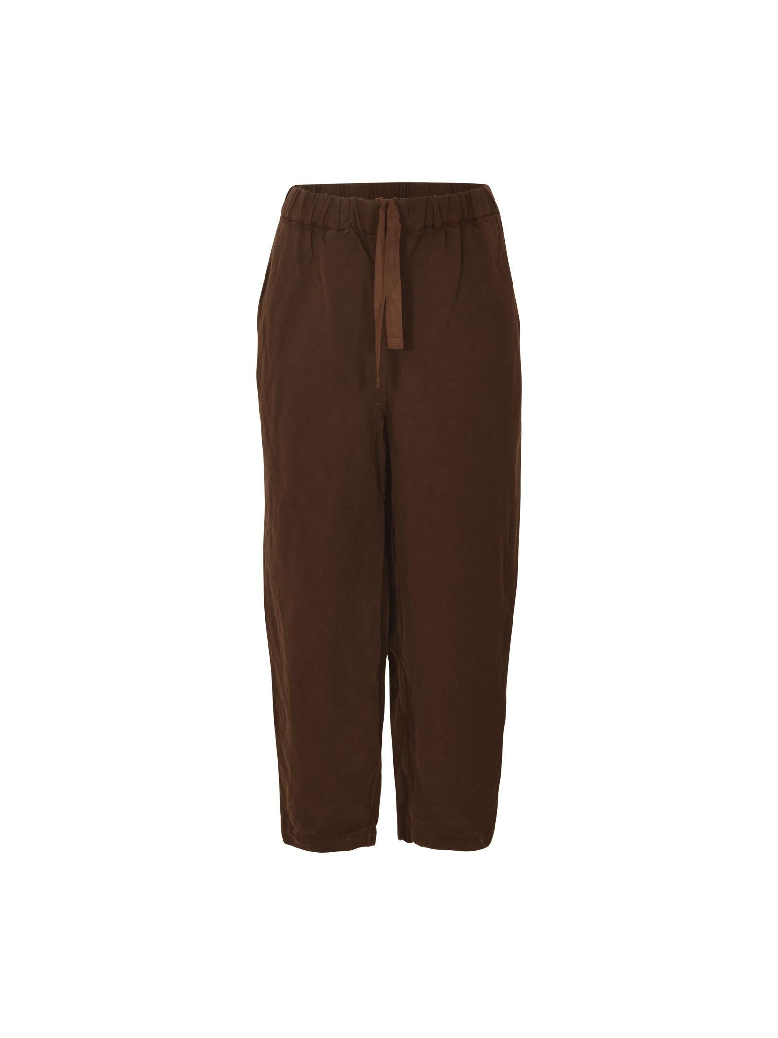 pantaloni elastico e coulisse in vita 