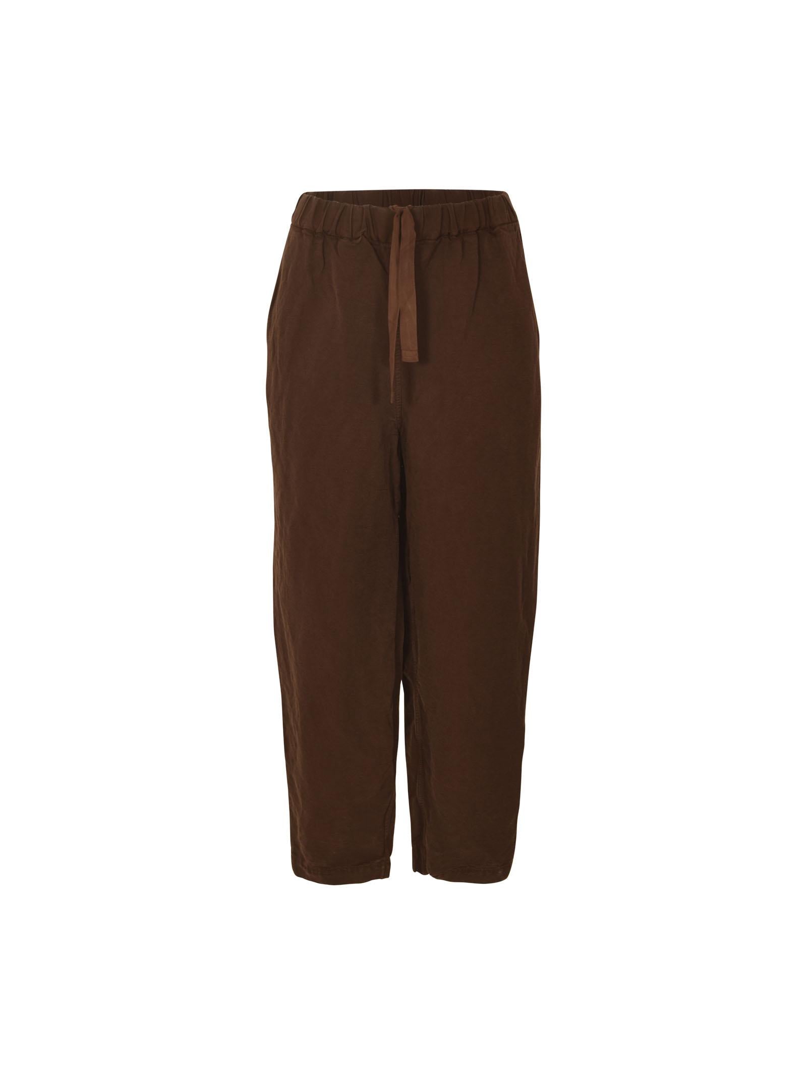 pantaloni elastico e coulisse in vita 