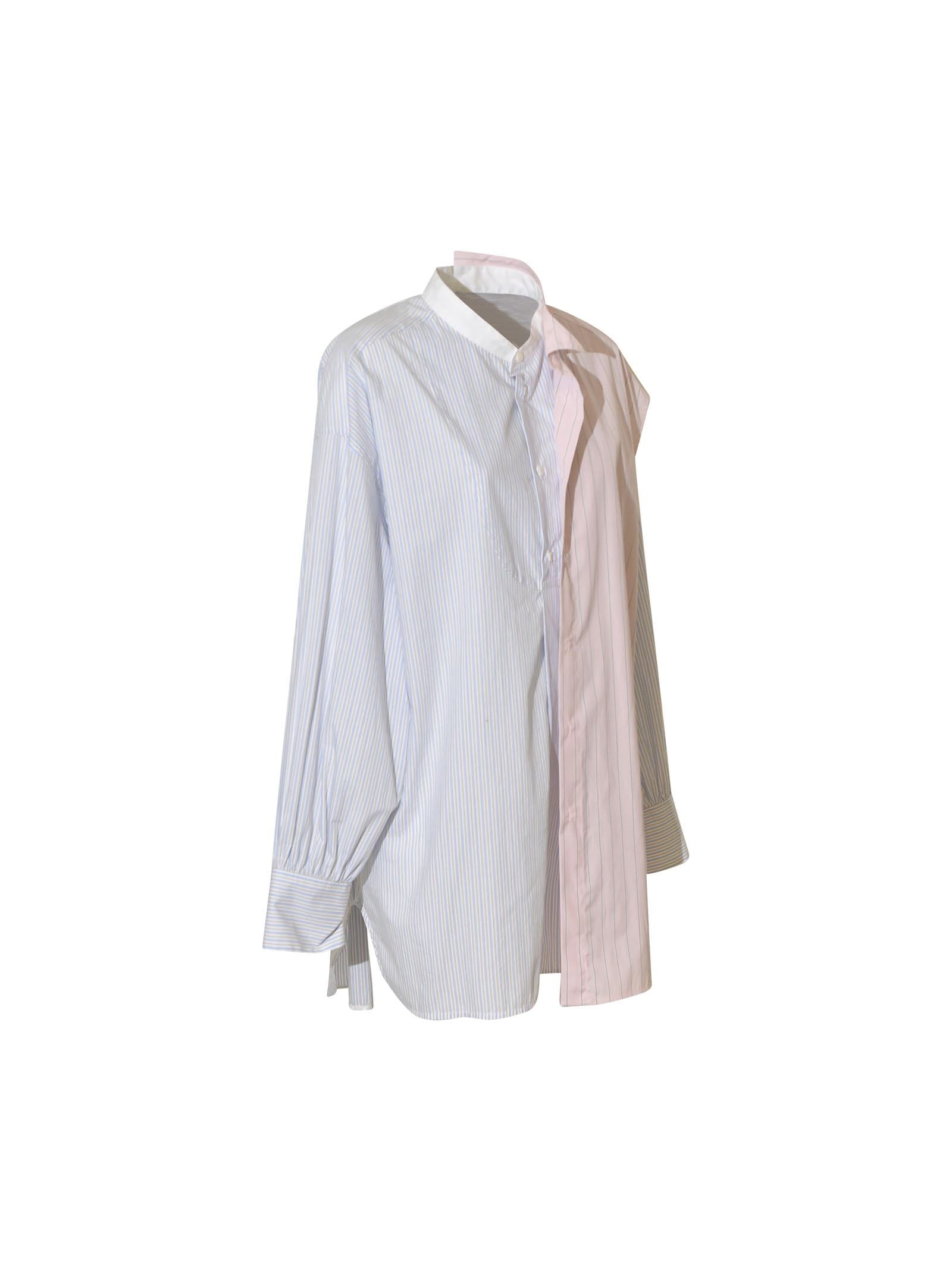 camicia lunga m/l doppio tessuto 