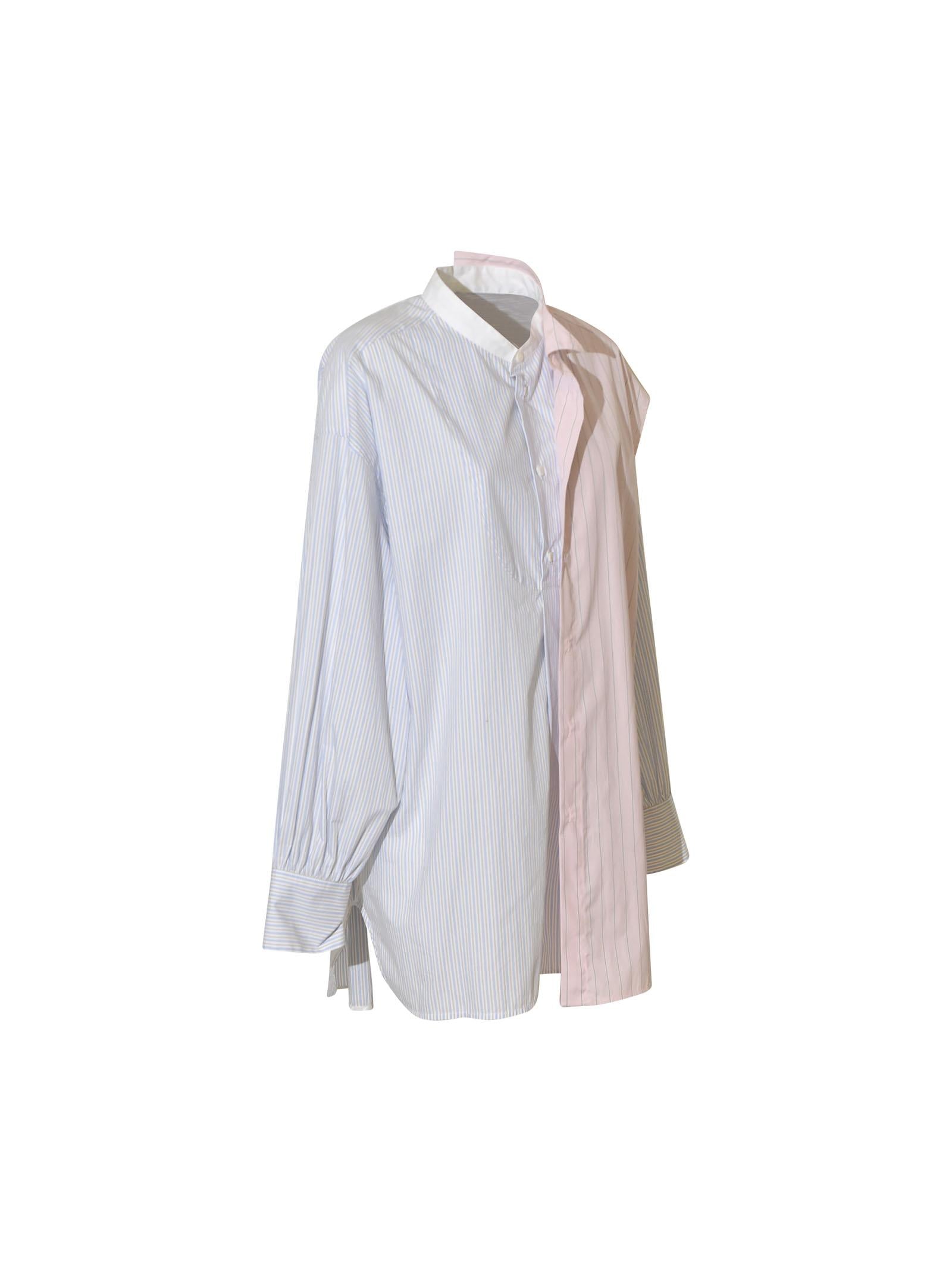 camicia lunga m/l doppio tessuto 