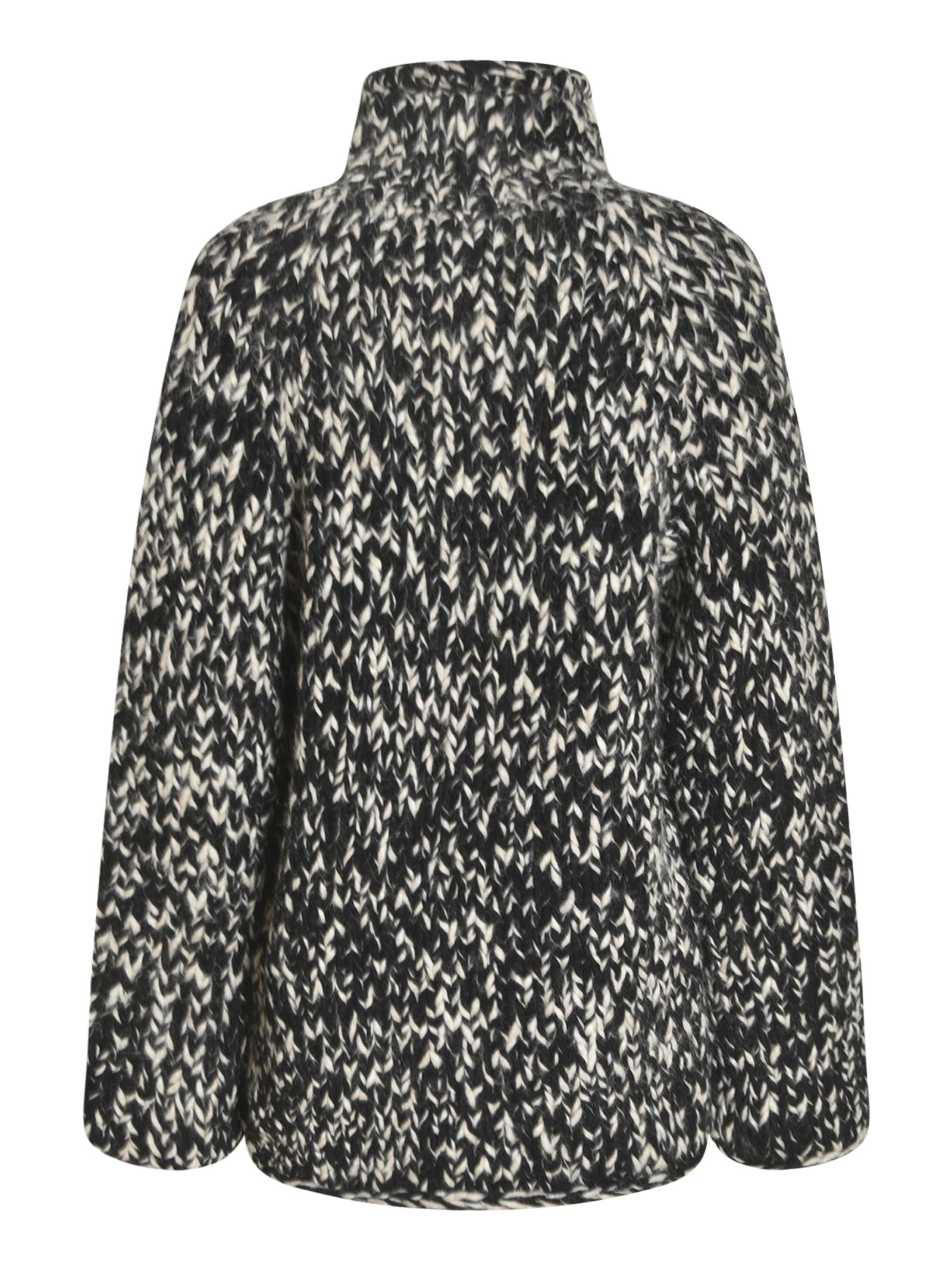 cardigan collo cratere mouline' 