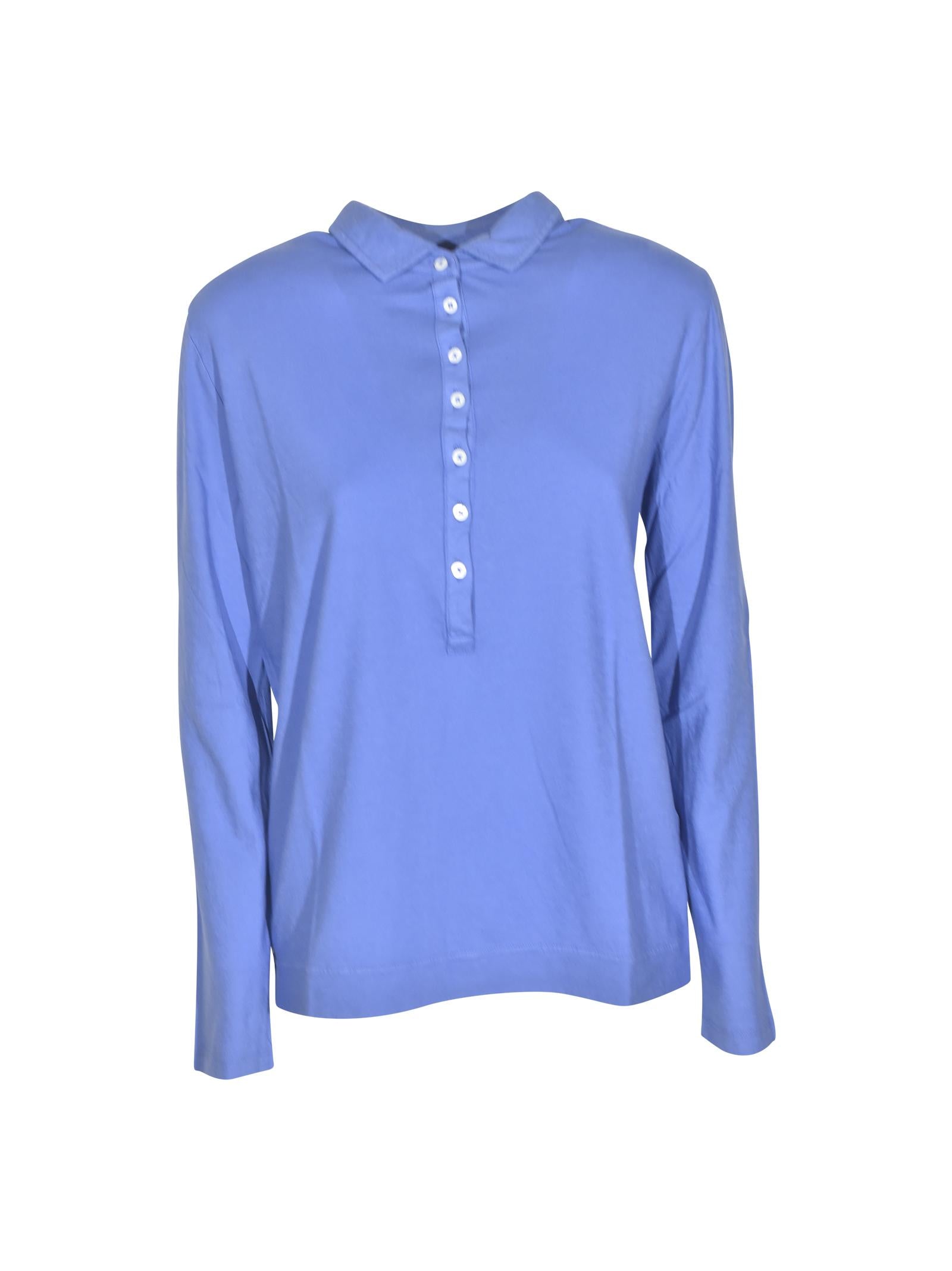 camicia  creta polo manica lunga 