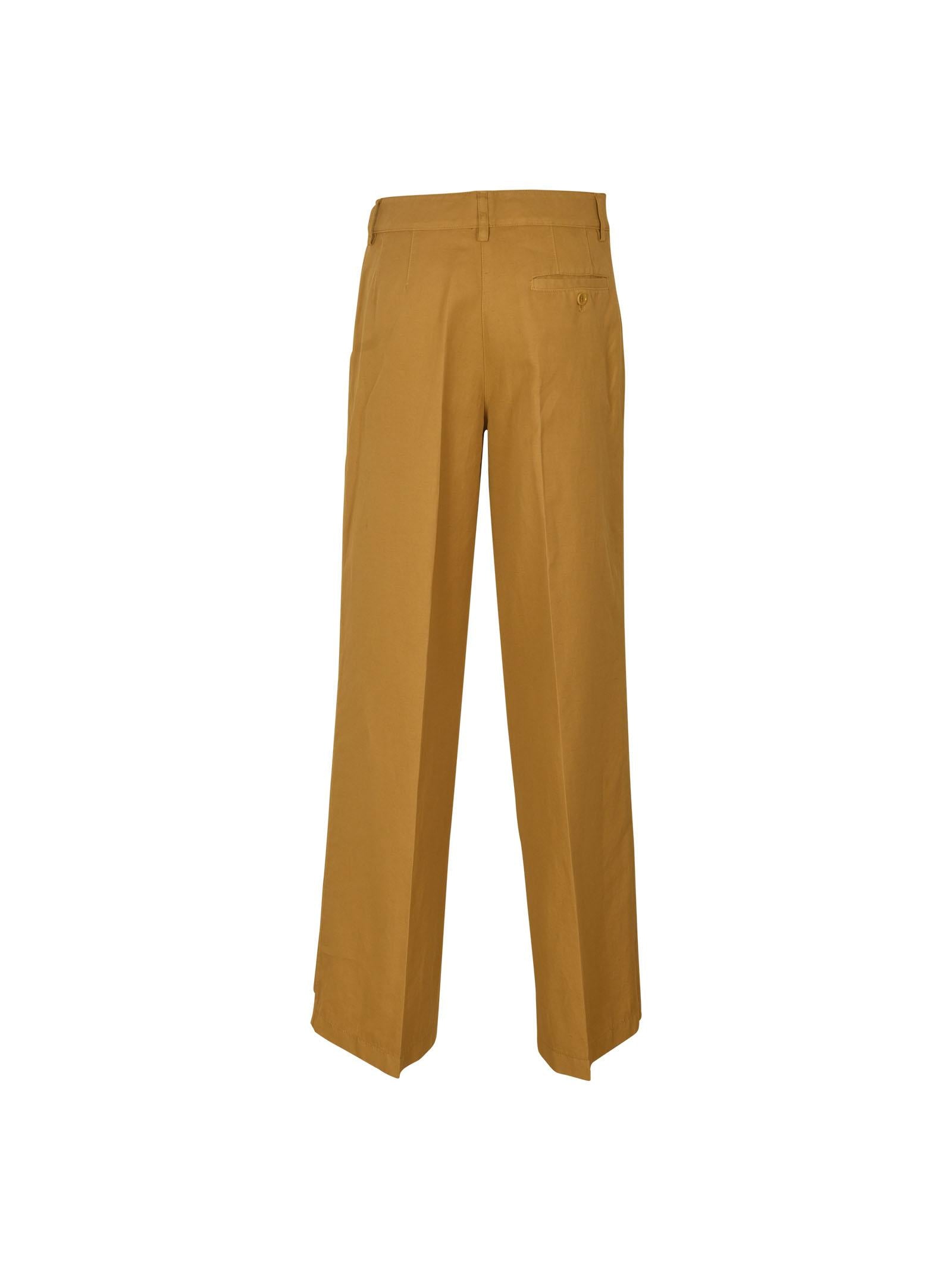 pantaloni gamba larga 