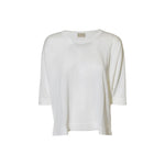 maglia girocollo m 3/4 over spacchi laterali 