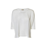 maglia girocollo m 3/4 over spacchi laterali 