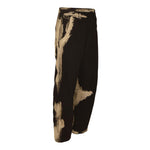 pantaloni zip laterale con schairiture 