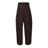 pantaloni vita alta con cintura 