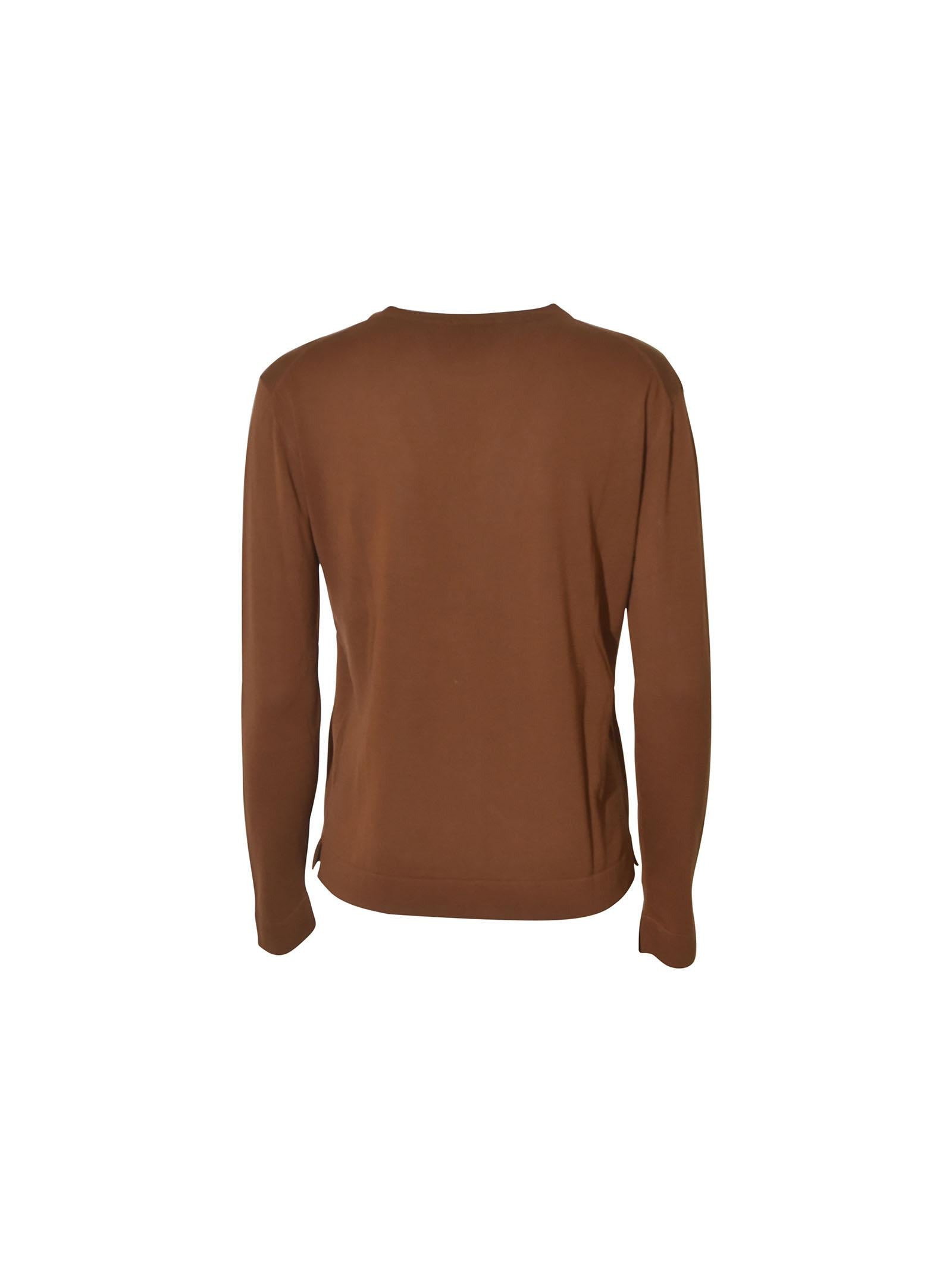 maglia girocollo m/l bordi tubolari 