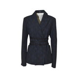 giacca kimono con cintura abbinata 