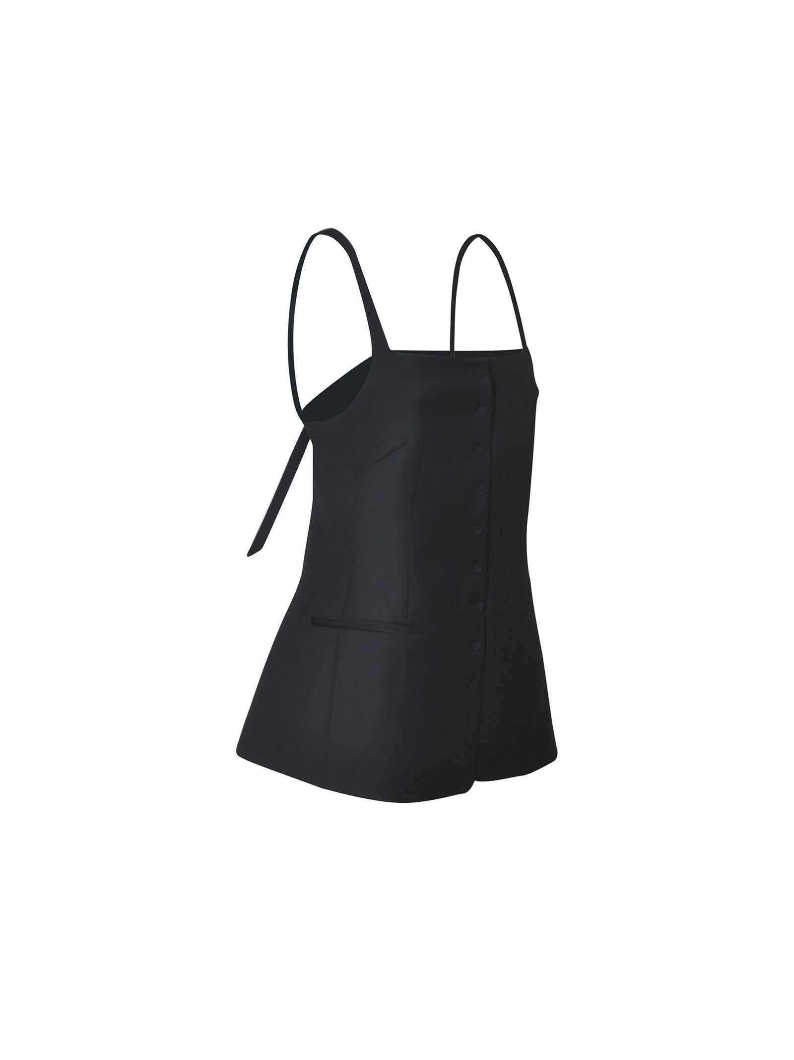 top spalline incrociate 