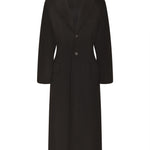 cappotto monopetto due bottoni vita sciancrata 