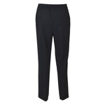 pantaloni capri con elastico gamba dritta 