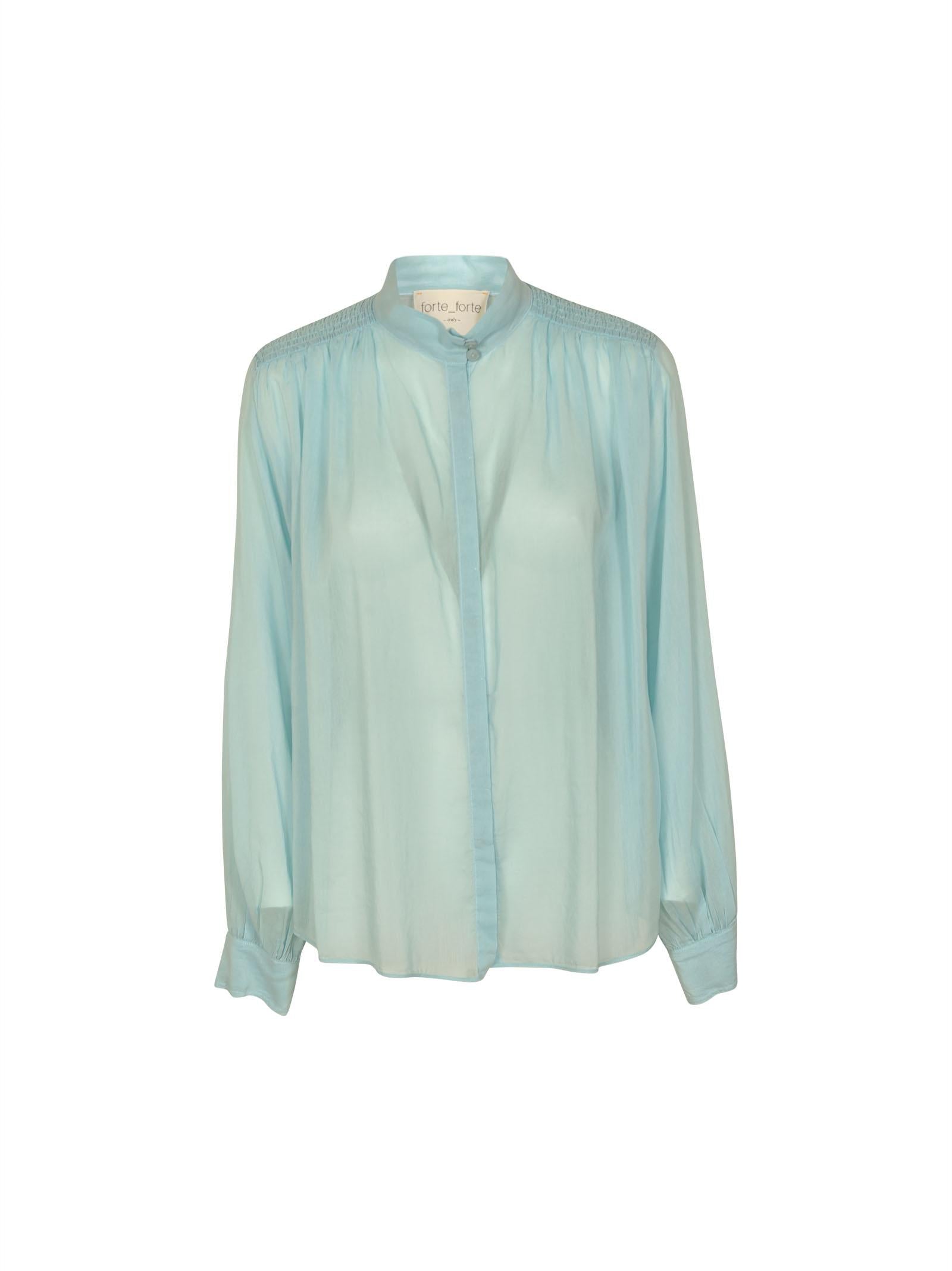 camicia collo bow-tie voile 