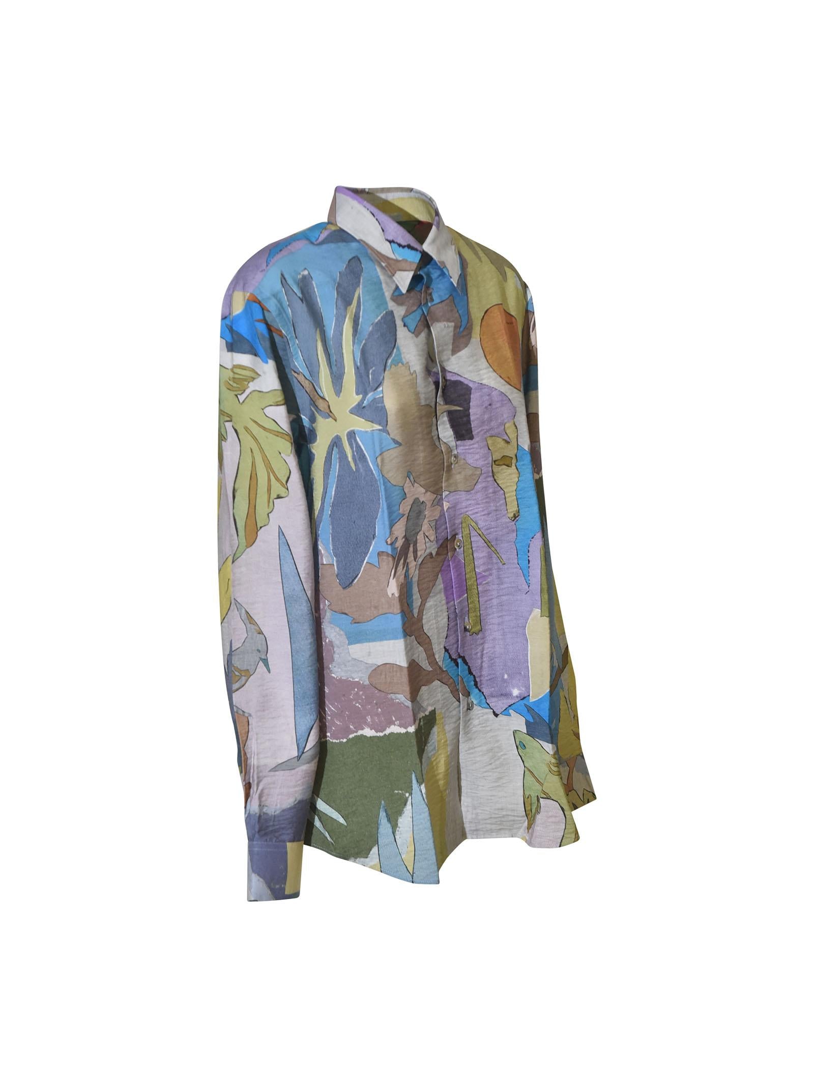 camicia uomo fantasia 