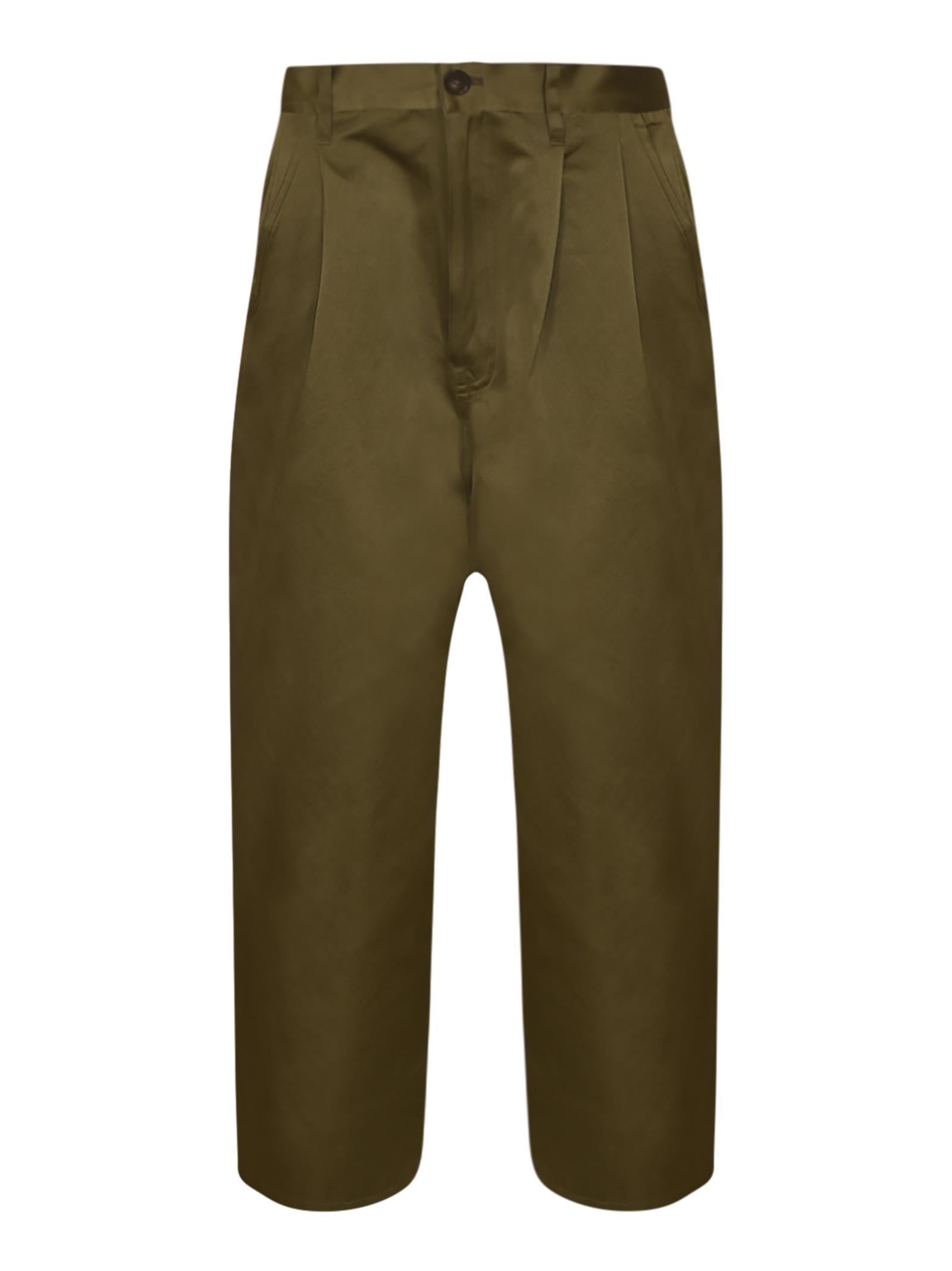 pantaloni ampi con pences 