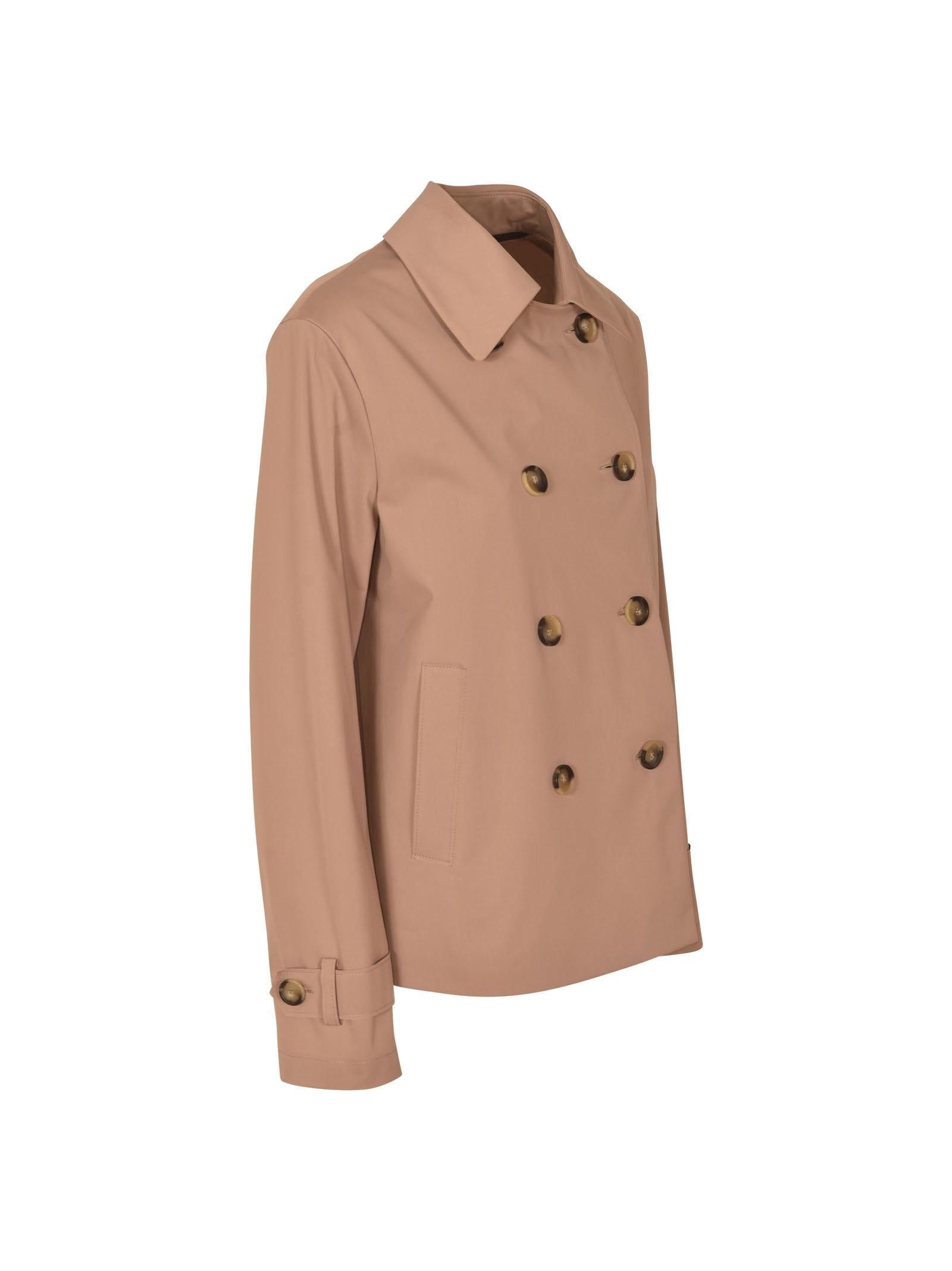 trench corto idrorepellente 