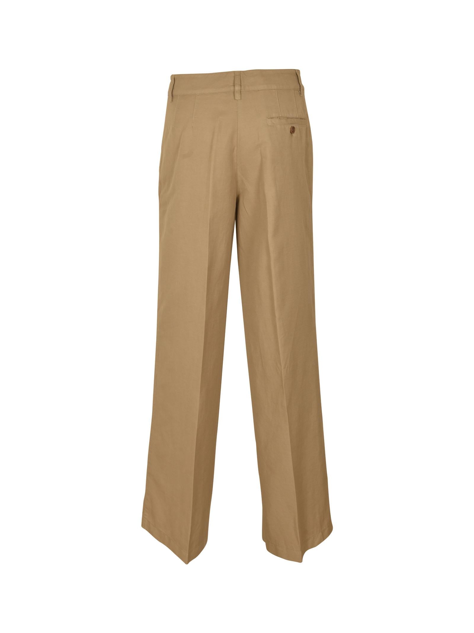 pantaloni gamba larga 