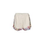 shorts con ricamo 
