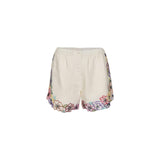 shorts con ricamo 
