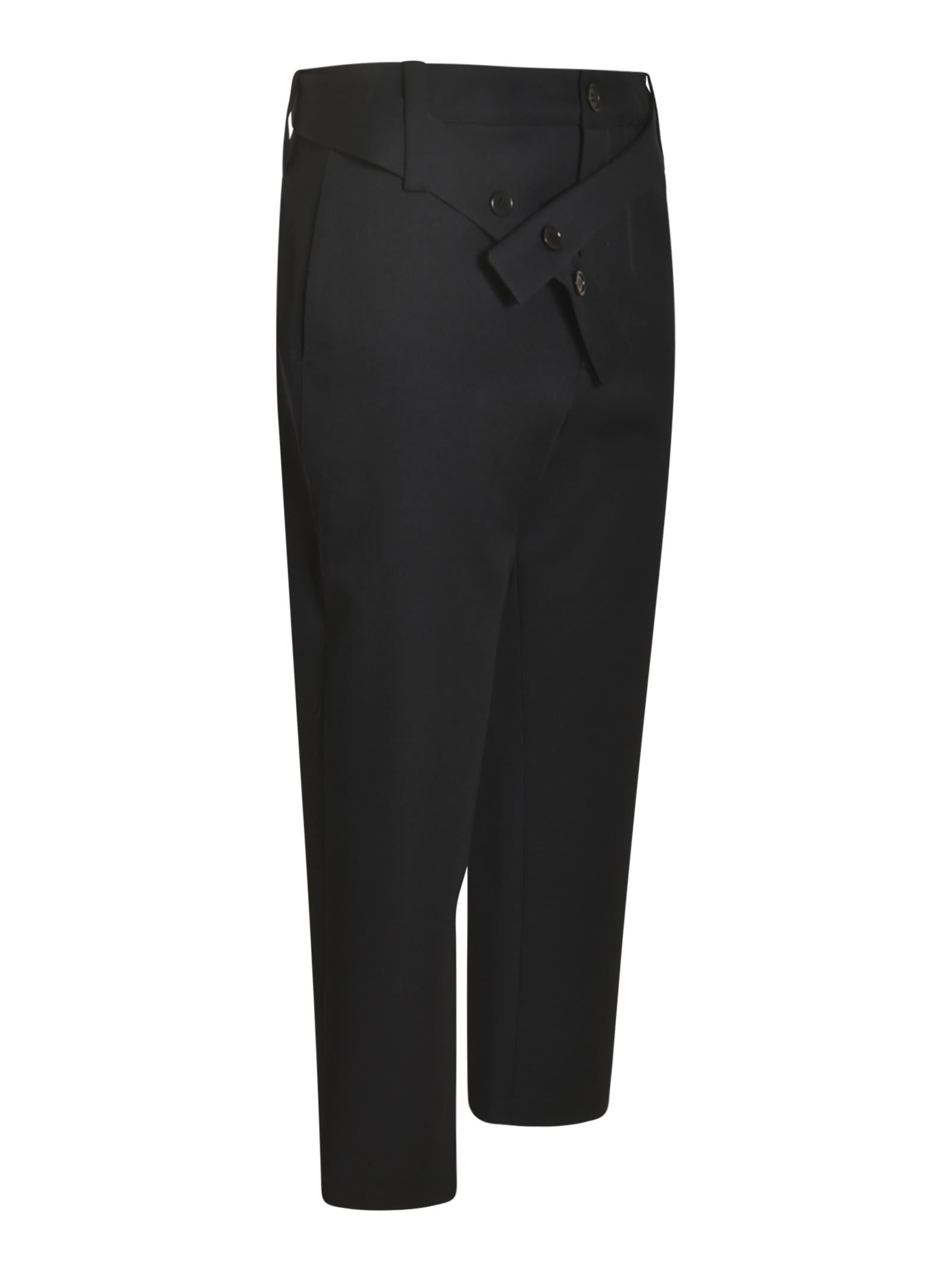 pantalone dritto con cintura 
