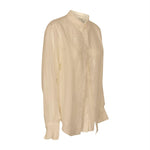 camicia maschile voile ricamato 