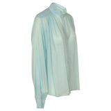 camicia collo bow-tie voile 