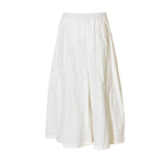 pantaloni gamba larga elastico vita 