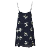 mini abito  spalline con paillettes 