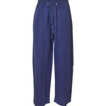 pantaloni elastico in vita con coulisse gamba dritta 