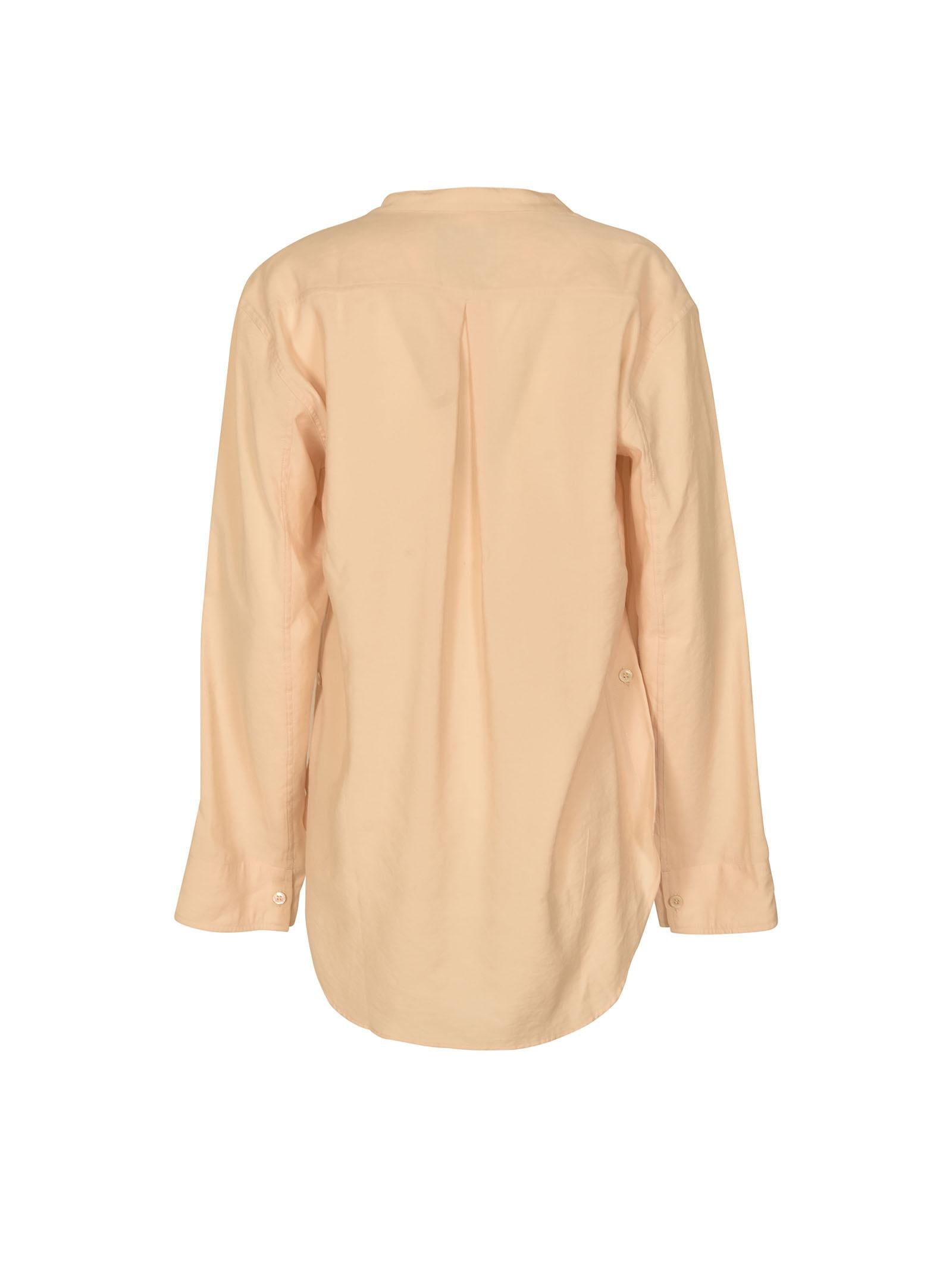 blusa over senza collo 