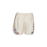 shorts con ricamo 