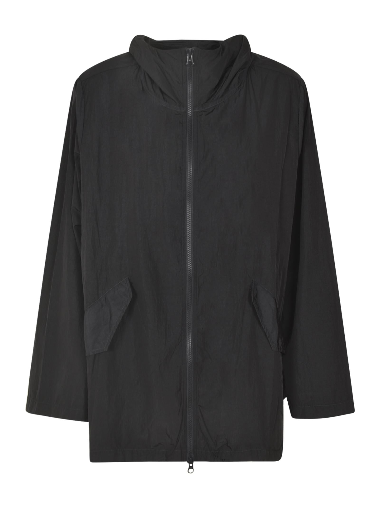 giubbino zip + cappuccio nylon 