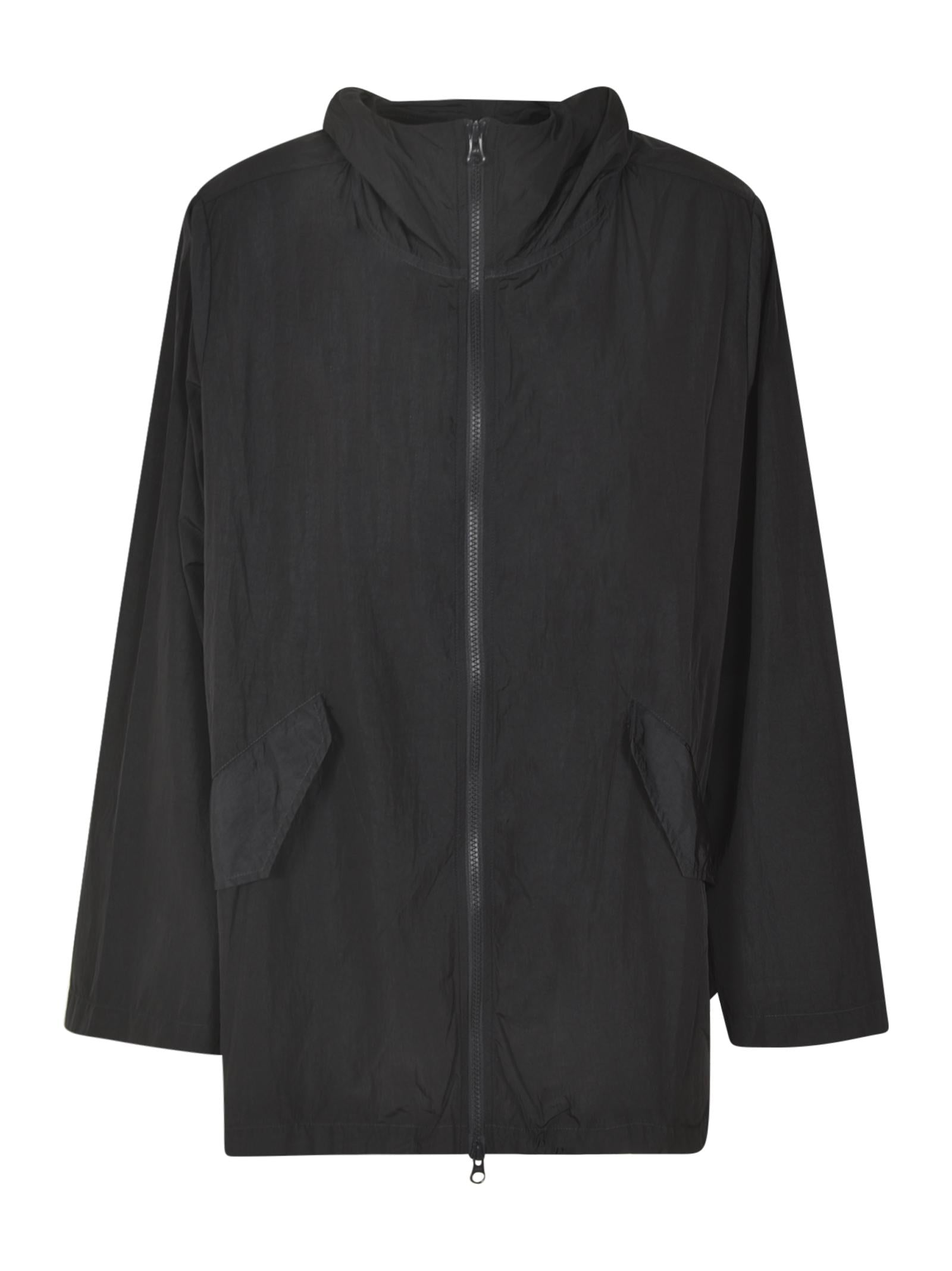 giubbino zip + cappuccio nylon 