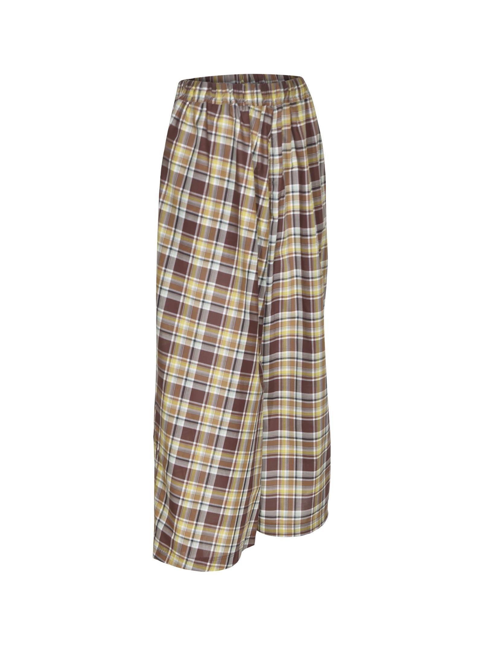 pantaloni over con coulisse 