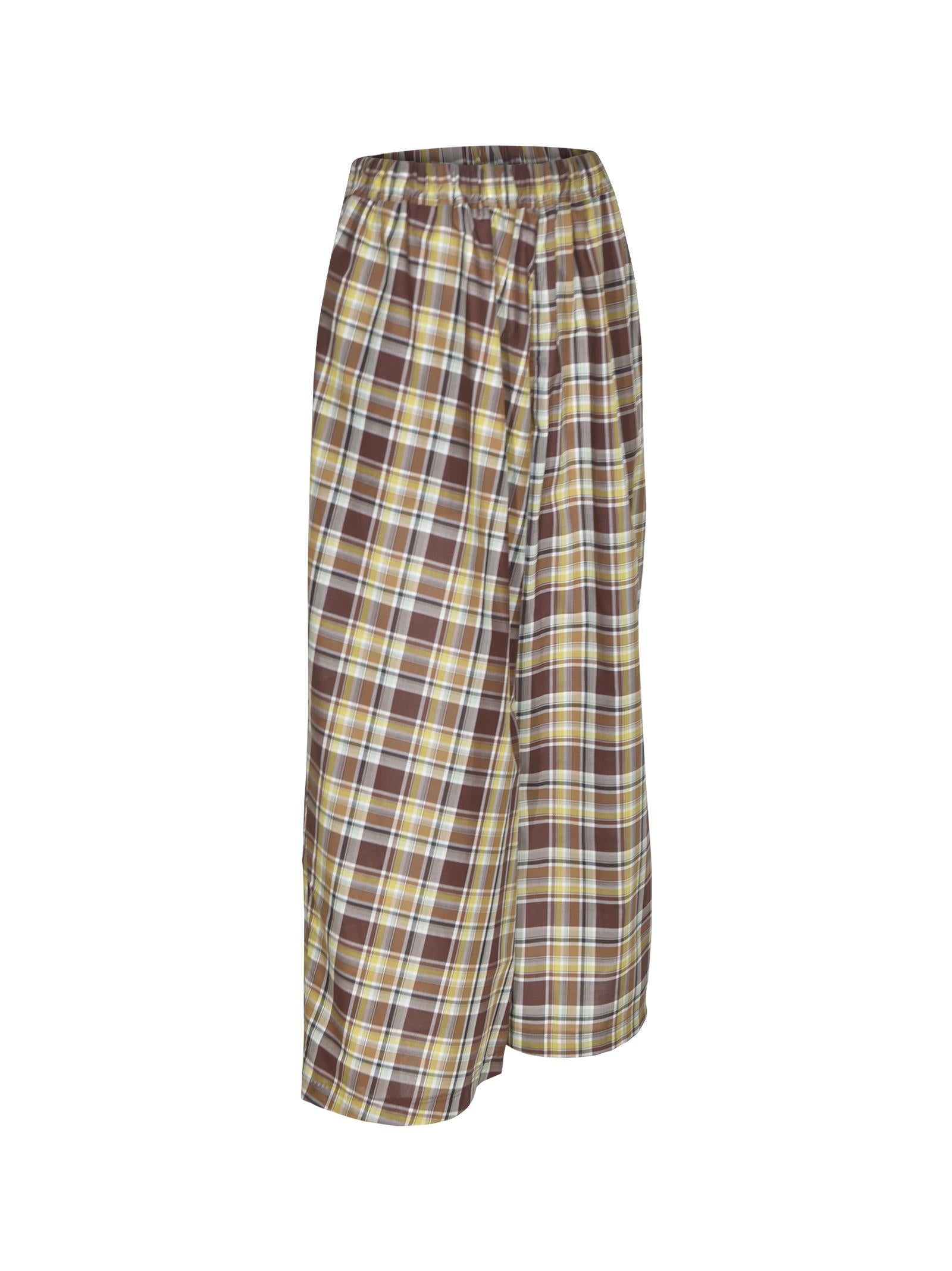 pantaloni over con coulisse 