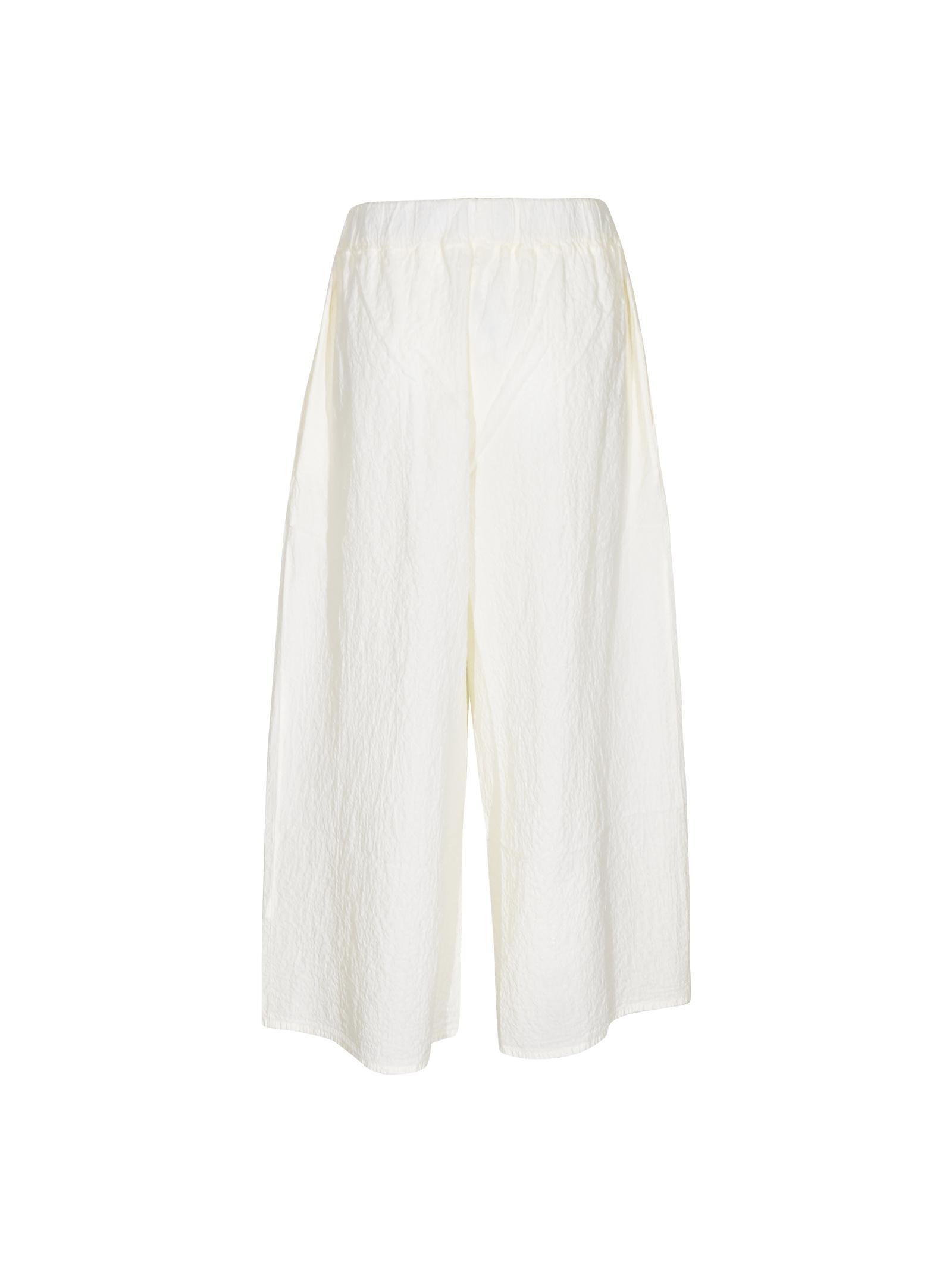 pantaloni rombo rock largo pieghe 