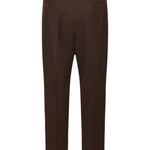 pantaloni gamba larga con pences 