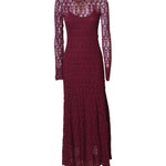abito m/l con sottoveste pizzo stretch 