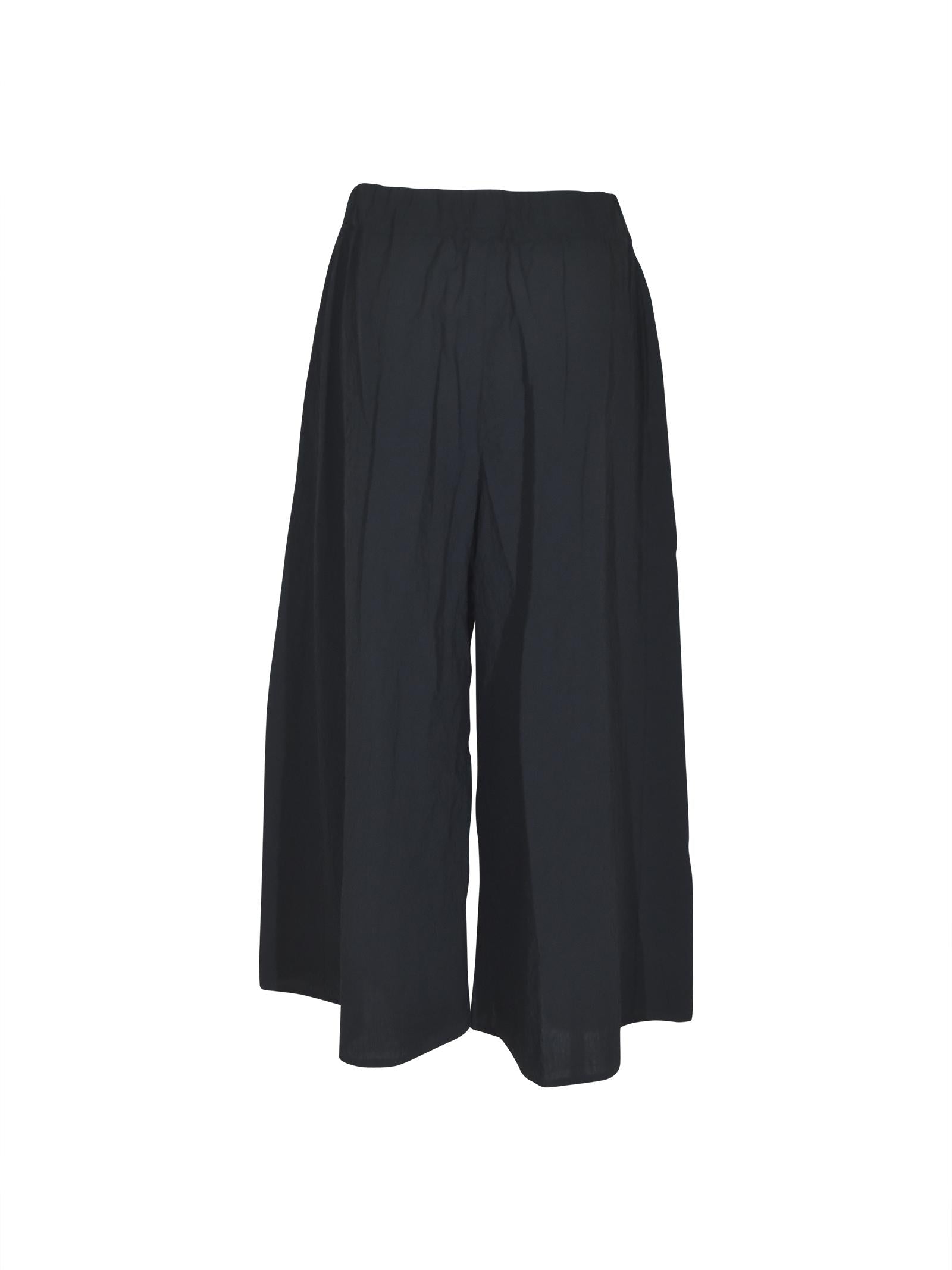 pantaloni rombo rock largo pieghe 
