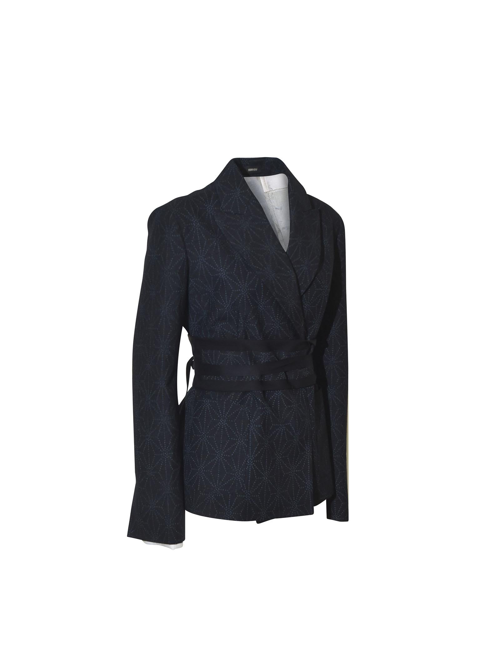 giacca kimono con cintura abbinata 