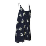 mini abito  spalline con paillettes 