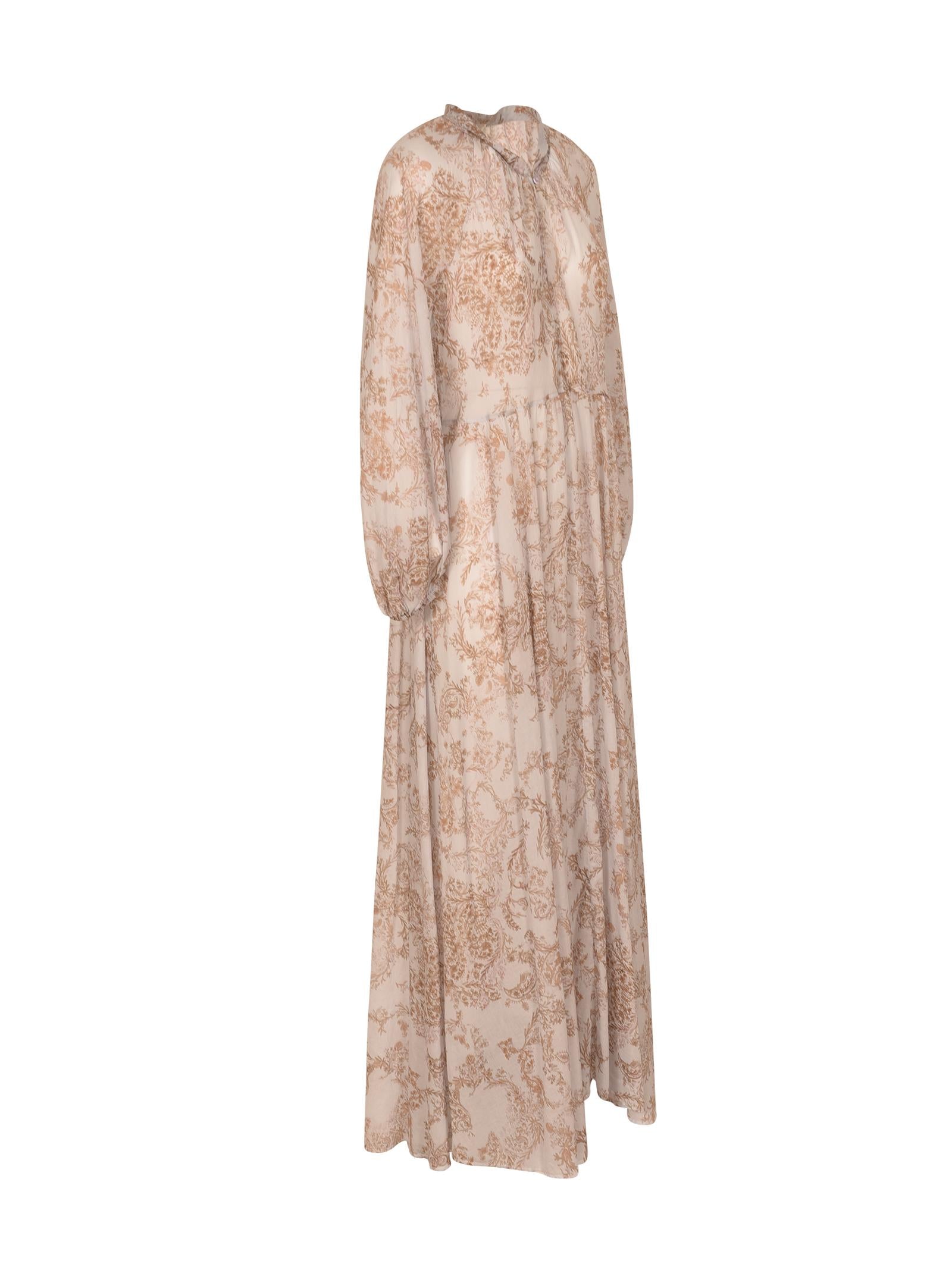 abito m/l voile cotone stampa 