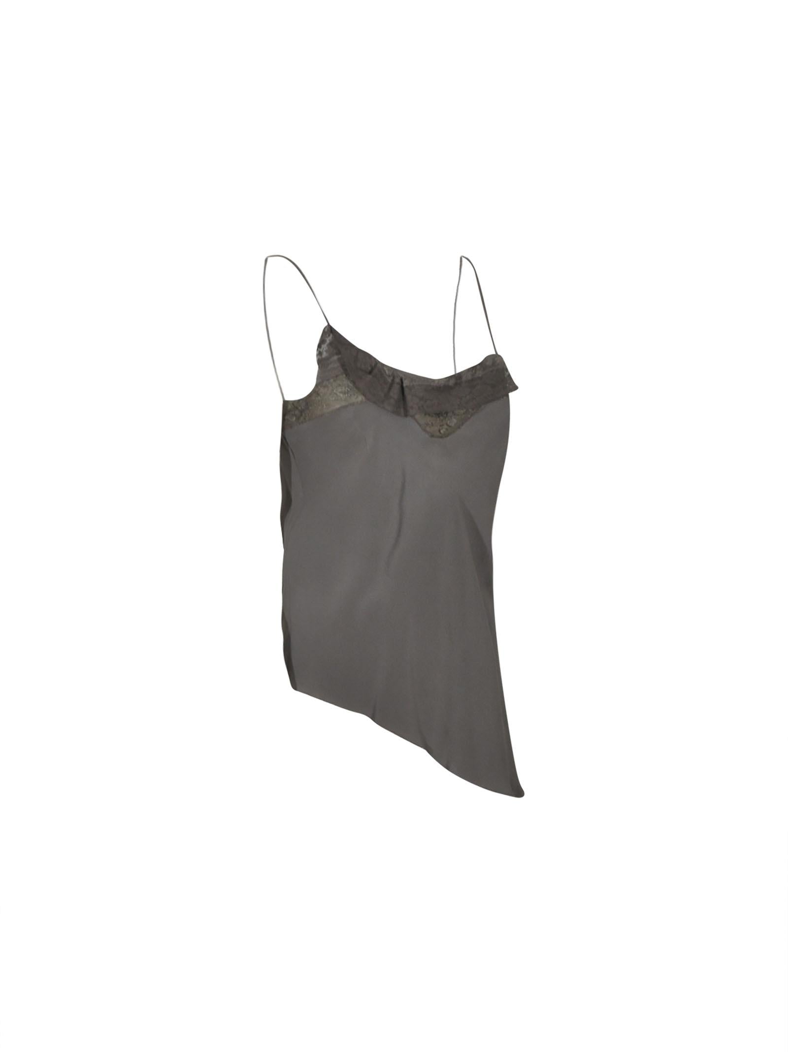 top spalline sottili con pizzo 