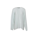camicia girocollo over manica raglan 