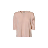 maglia girocollo m 3/4 over spacchi laterali 