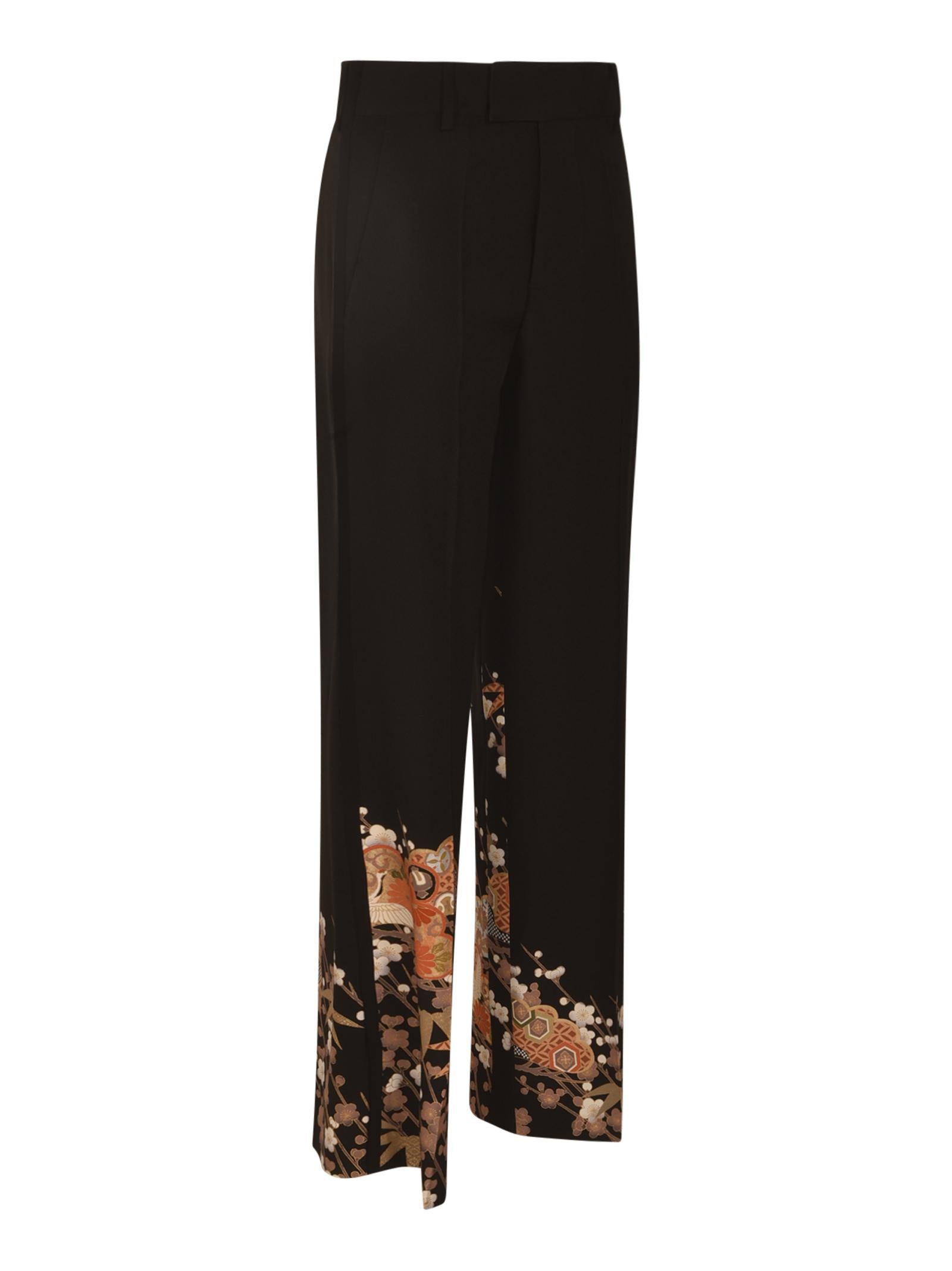 pantaloni tessuto kimono 